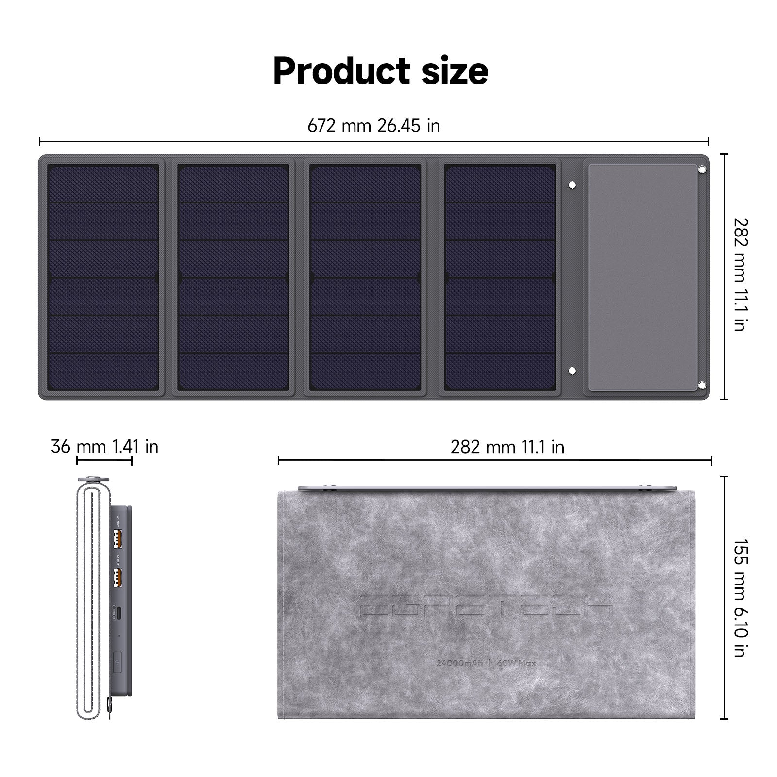 EGRETECH solar lithium battery bank size