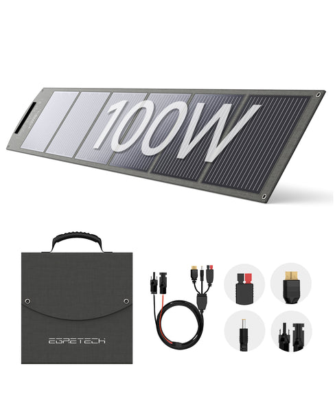 Egretech Sonic 100W Portable Solar Panel (upgrade version)