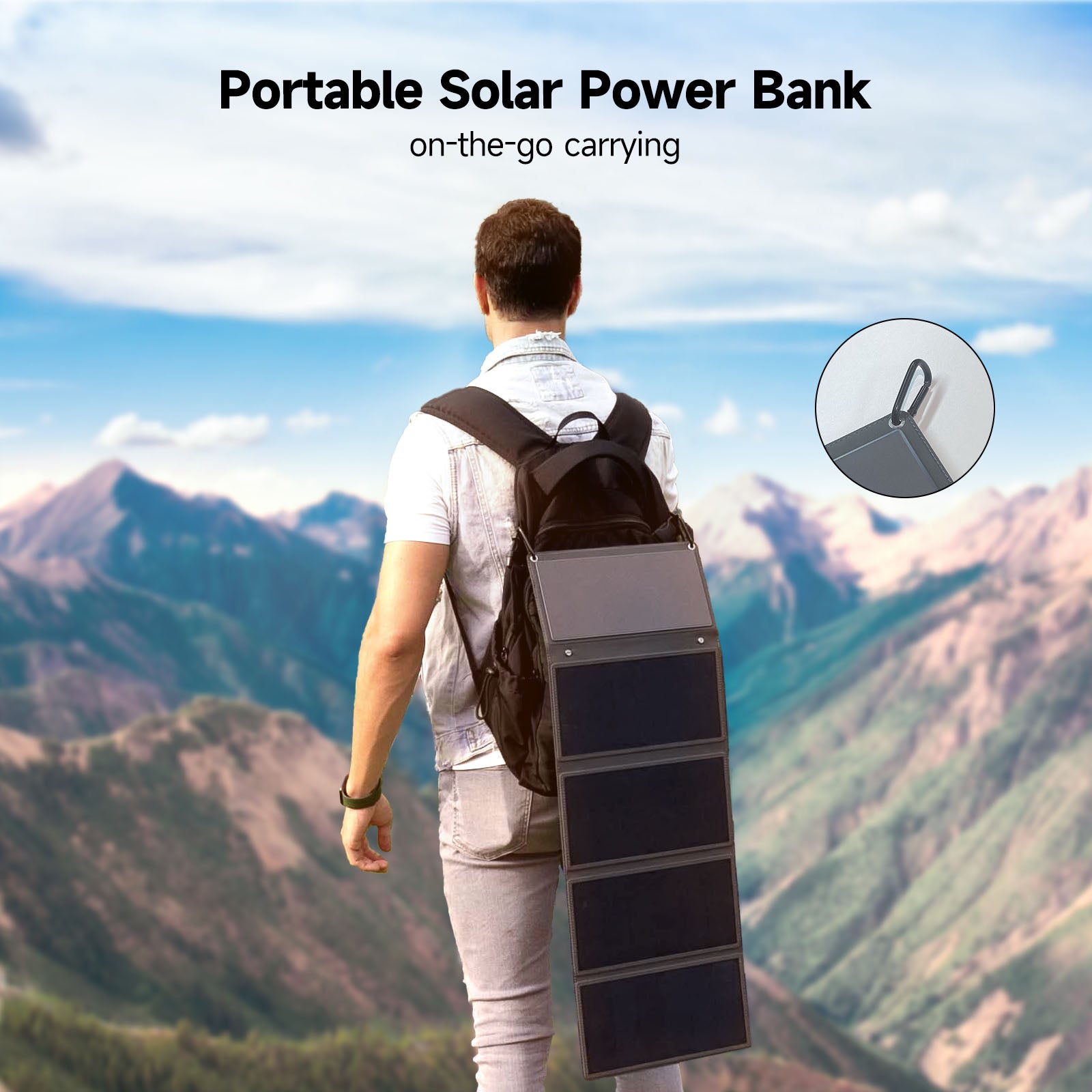 EGRETECH Portable solar Power Bank